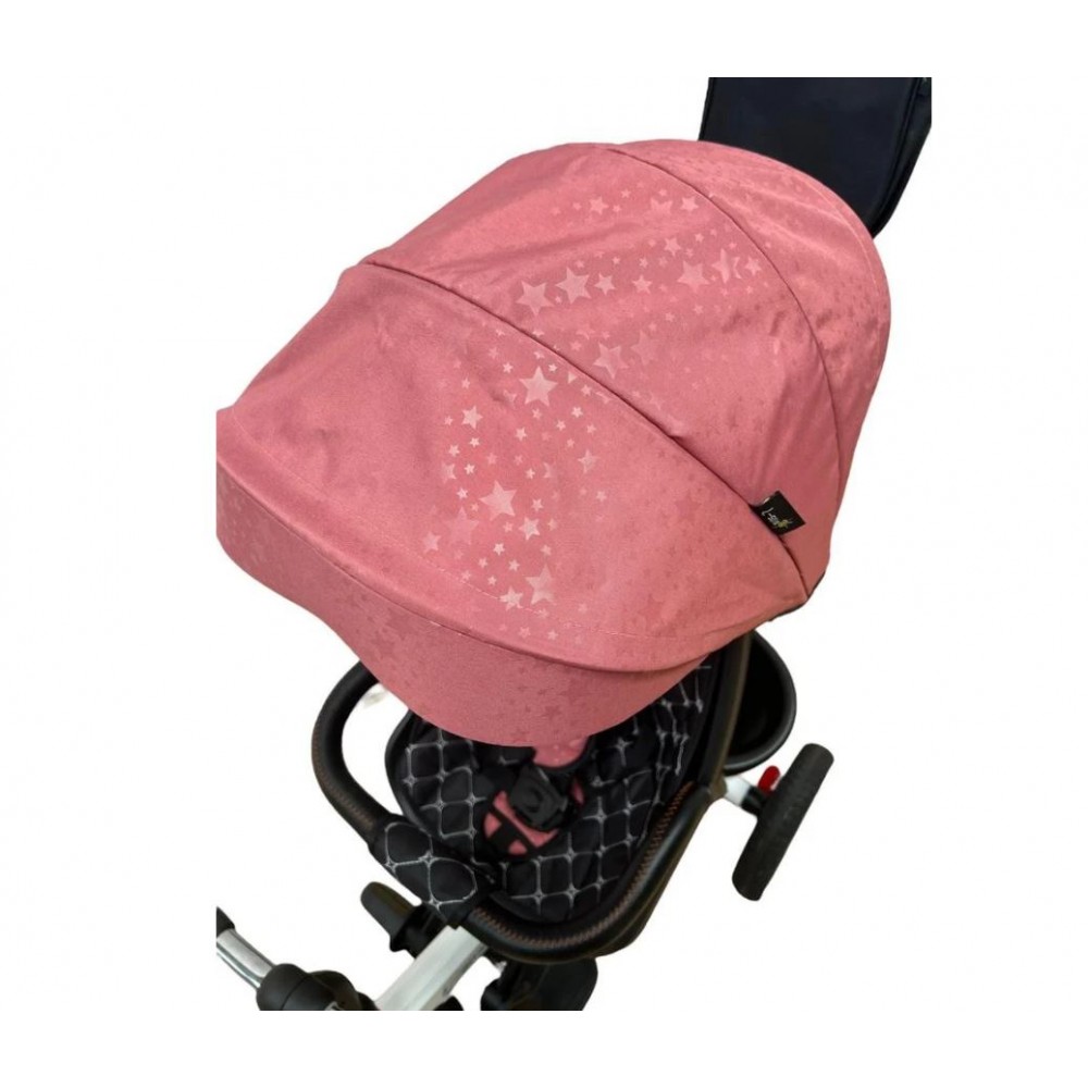 Tricicleta pliabila cu muzica si lumini, cu pozitie de somn si scaun reversibil, Varsta 8 luni+, SL01-Corai