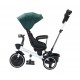 Tricicleta pliabila cu muzica si lumini, cu pozitie de somn si scaun reversibil, Varsta 8 luni+, SL01-Verde