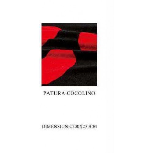 Patura Cocolino Pufoasa, 200 x 230 cm, Pentru pat de 2 Persoane PAT-01