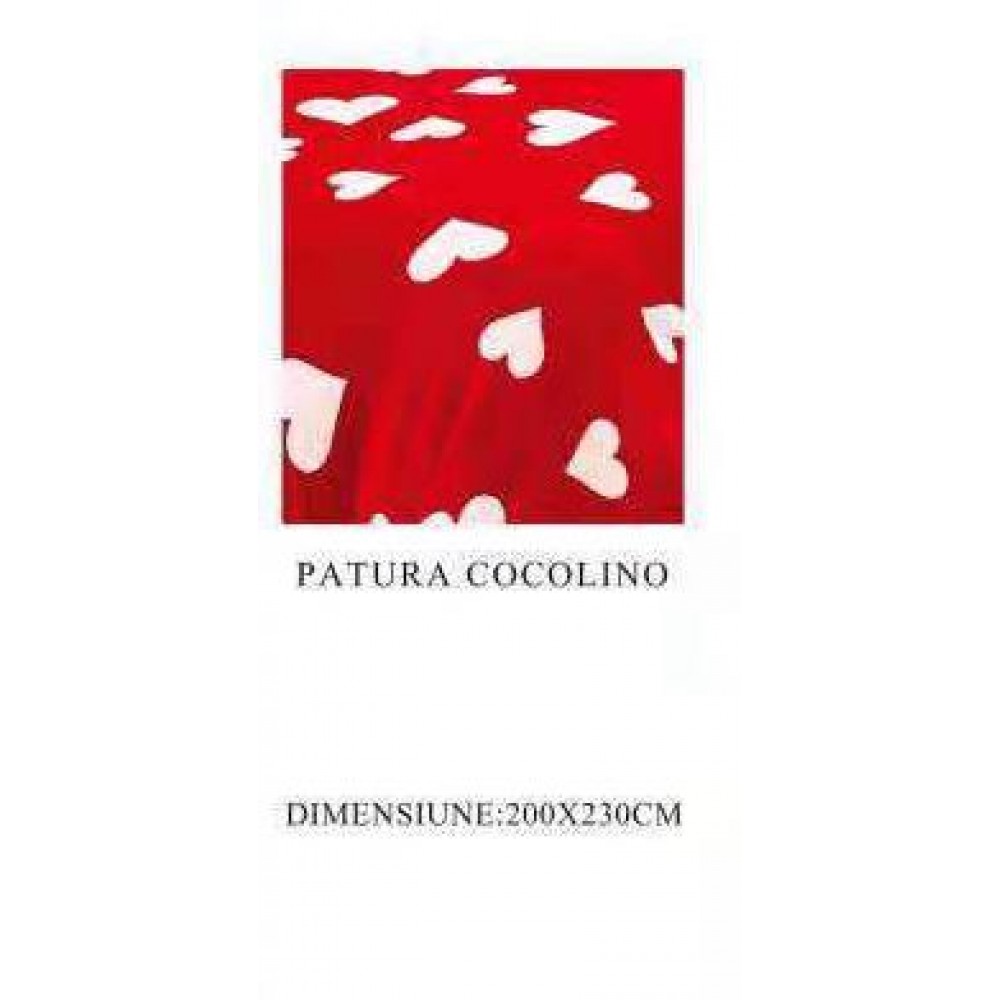 Patura Cocolino Pufoasa, 200 x 230 cm, Pentru pat de 2 Persoane PAT-05