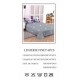 Set Lenjerie Eleganta pentru pat dublu din Bumbac Finet compus din 6 piese, Cearceaf de pat 245x250cm, PW-755
