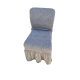 Set 6 huse din Jacquard pentru scaune cu volanase, CREM, HJ-02