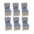 Set 6 huse din Jacquard pentru scaune cu volanase, CREM, HJ-02