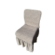 Set 6 huse din Jacquard pentru scaune cu volanase, BEJ, HJ-03