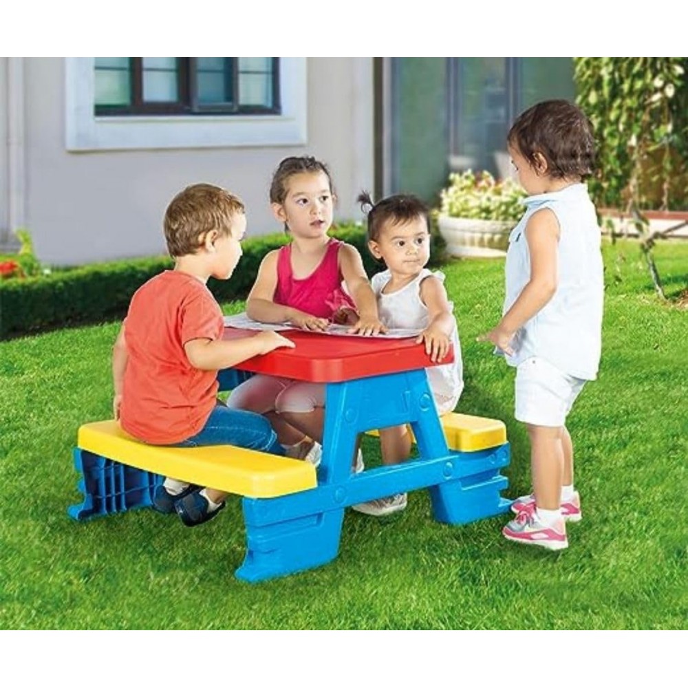 Masa de picnic pentru copii, 68,5x42,5x73,5 cm, Multicolor, 2+ ani, MCP-01