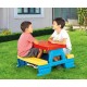 Masa de picnic pentru copii, 68,5x42,5x73,5 cm, Multicolor, 2+ ani, MCP-01