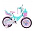 Bicicleta cu Cos Printesa ROZ intre 5 -9 ani, Scaun pentru papusi Roti ajutatoare, 20 inch, oglinda, aparatoare, frana de mana fata-spate