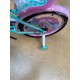 Bicicleta cu Cos Printesa ROZ intre 4 -8 ani, Scaun pentru papusi Roti ajutatoare, 20 inch, oglinda, aparatoare, frana de mana fata-spate