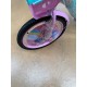 Bicicleta cu Cos Printesa ROZ intre 4 -8 ani, Scaun pentru papusi Roti ajutatoare, 20 inch, oglinda, aparatoare, frana de mana fata-spate