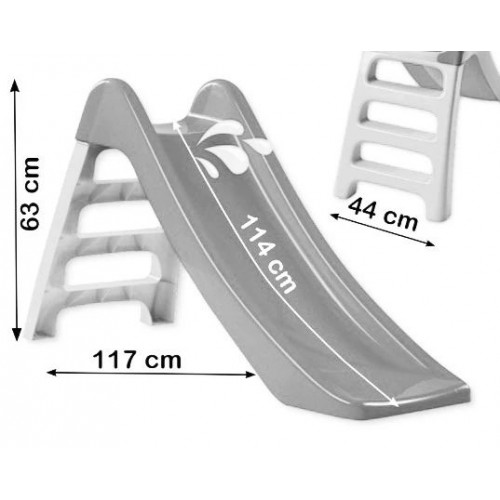 Tobogan mic pentru copii 114cm x117 cm x63cm, Verde