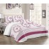Set 3 Cuvertura dubla de lux din Bumbac Matlasata, Cuvertura de 220x240 cm, Cu 2 fete de perna 50 x70cm, CVN-21