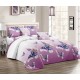 Set 3 Cuvertura dubla de lux din Bumbac Matlasata, Cuvertura de 220x240 cm, Cu 2 fete de perna 50 x70cm, CVN-25