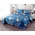 Cuvertura pentru pat dublu 3 piese din Bumbac Satinat 220x240 cm si 2 feţe de pernă, CVT-03