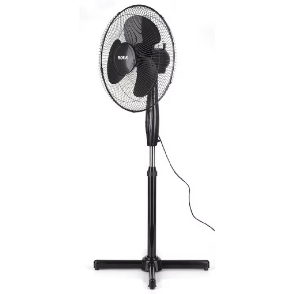 Ventilator cu picior, 3 trepte de viteza, Diametru 40cm, Putere 45 W