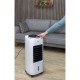 Ventilator cu racitor si purificator de aer mobil ZILAN, Racire/Umidificare/Purificare, Telecomanda, Temporizator 1-12 ore Rezervor apa 7 l, Portabil, Alb