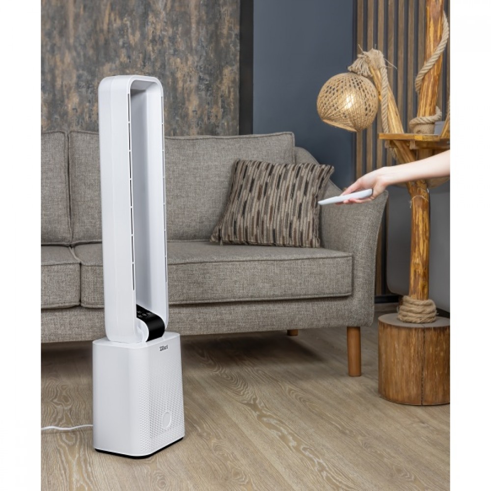 Ventilator turn Zilan fara palete, Timer, Display LED, Telecomanda, 50W