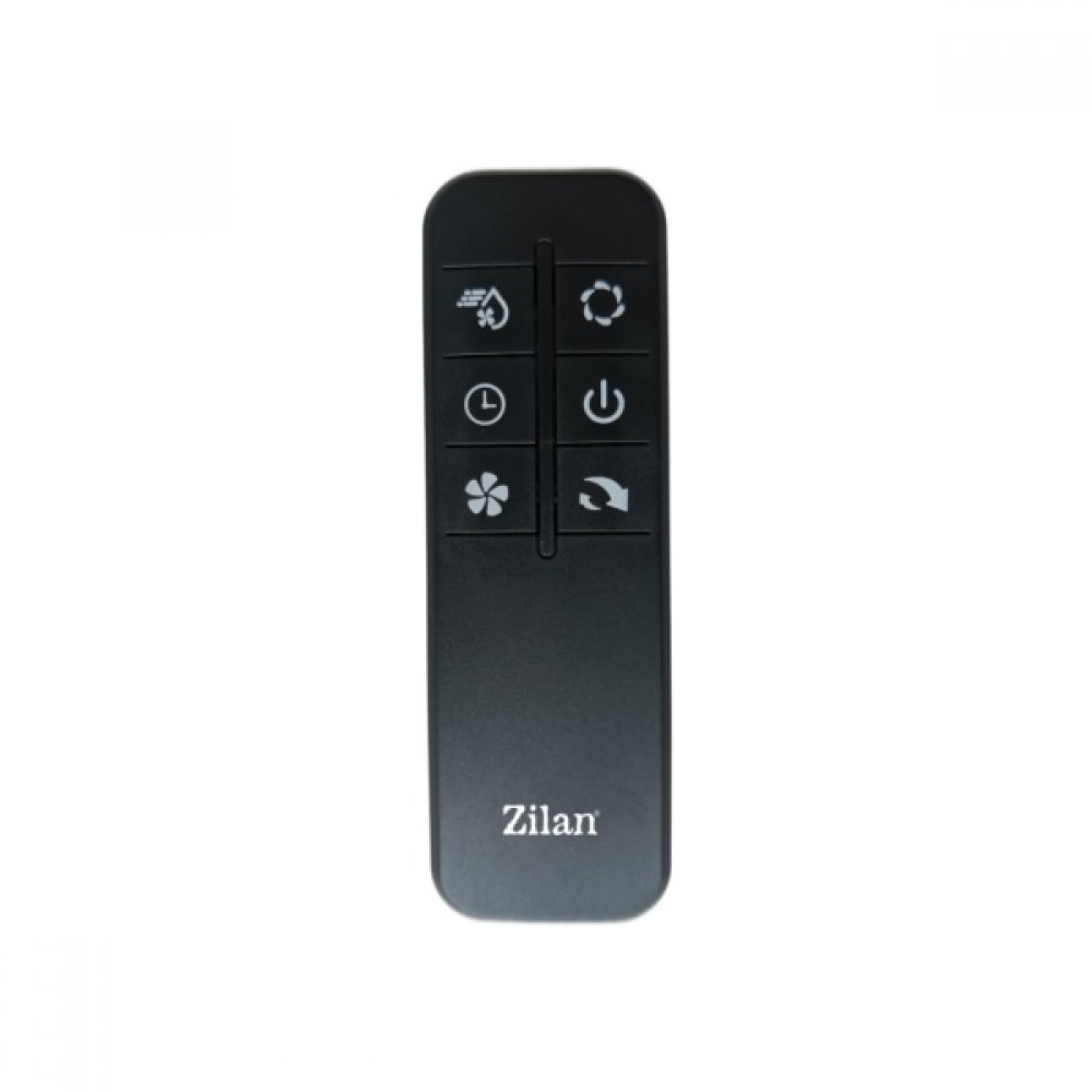 Ventilator Zilan cu pulverizare, Capacitate apa 2.8L, 3 trepte de viteza, 3 moduri presetate, Timer, Telecomanda, Putere 75W