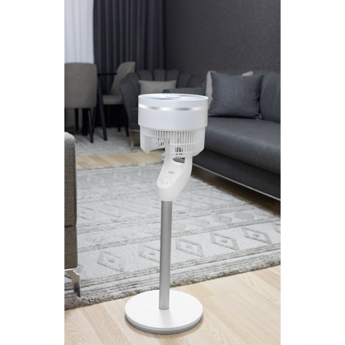 Circulator de aer Zilan, 3 trepte de viteza, 3 moduri presetate, motor AC, Oscilatie, Timer, 60W