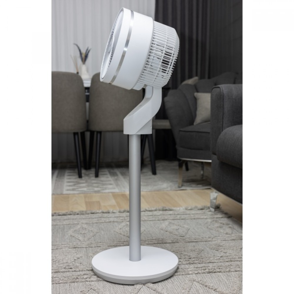 Circulator de aer Zilan, 3 trepte de viteza, 3 moduri presetate, motor AC, Oscilatie, Timer, 60W