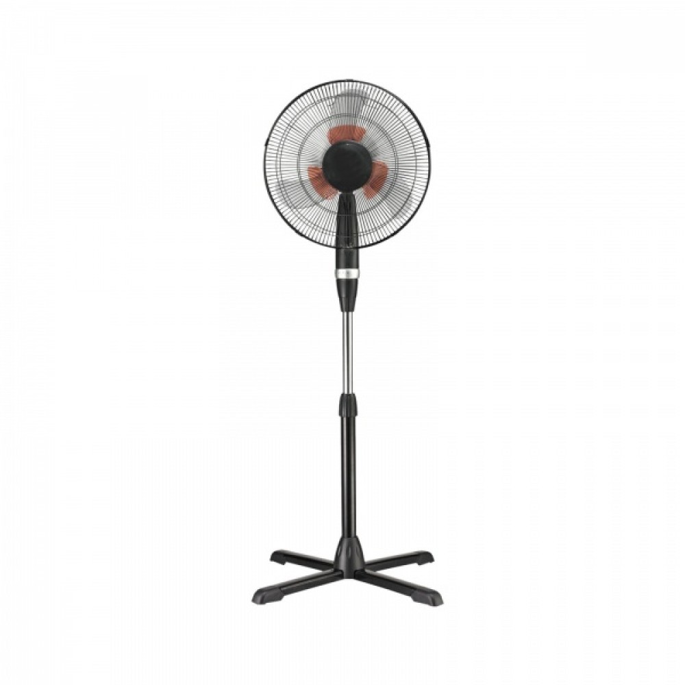 Ventilator cu picior Zilan, Diametru 40cm , Putere 60 W, Palete duble, Unghi inclinare reglabil, 3 trepte de viteza