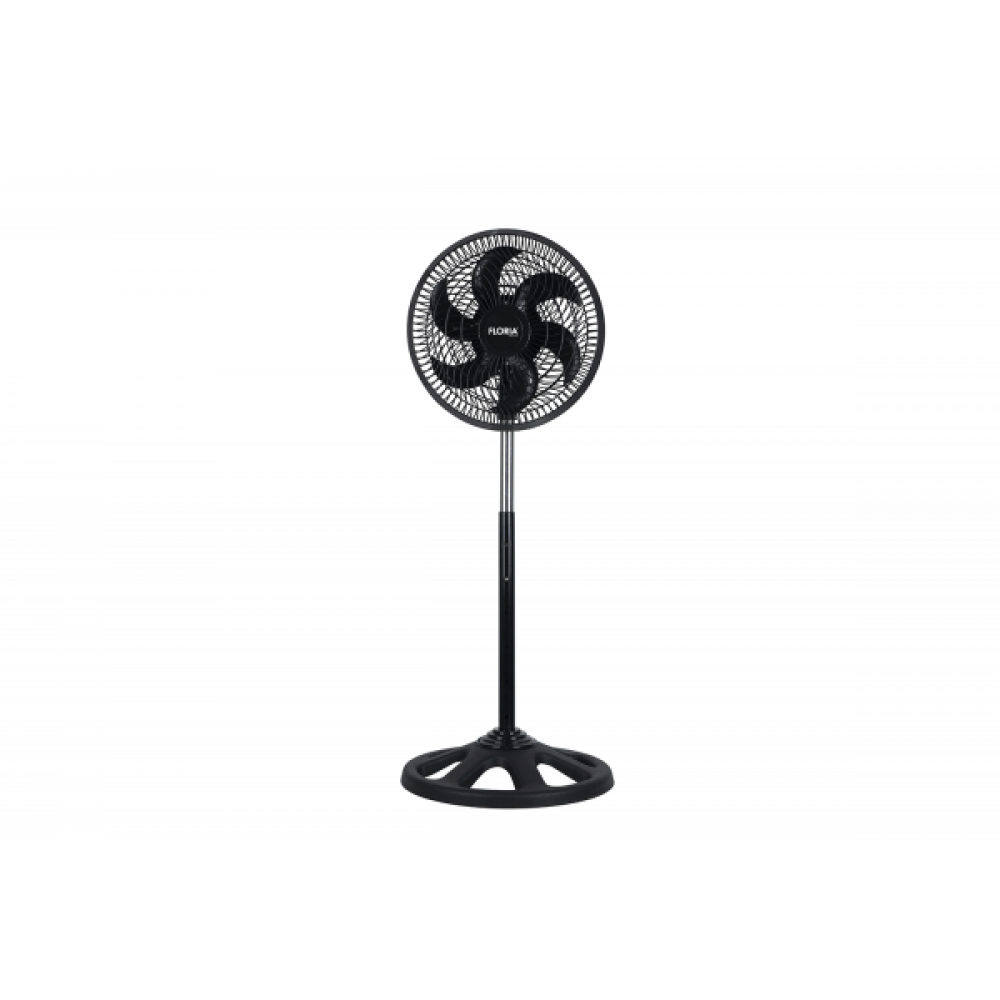 Ventilator cu picior Floria, Inaltime reglabila, Putere 55W, 3 trepte de viteza, Oscilatie, 2500RPM