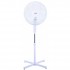 Ventilator cu picior FLORIA, Diametru 40 cm, Putere 40 W, Motor silentios si puternic, Alb