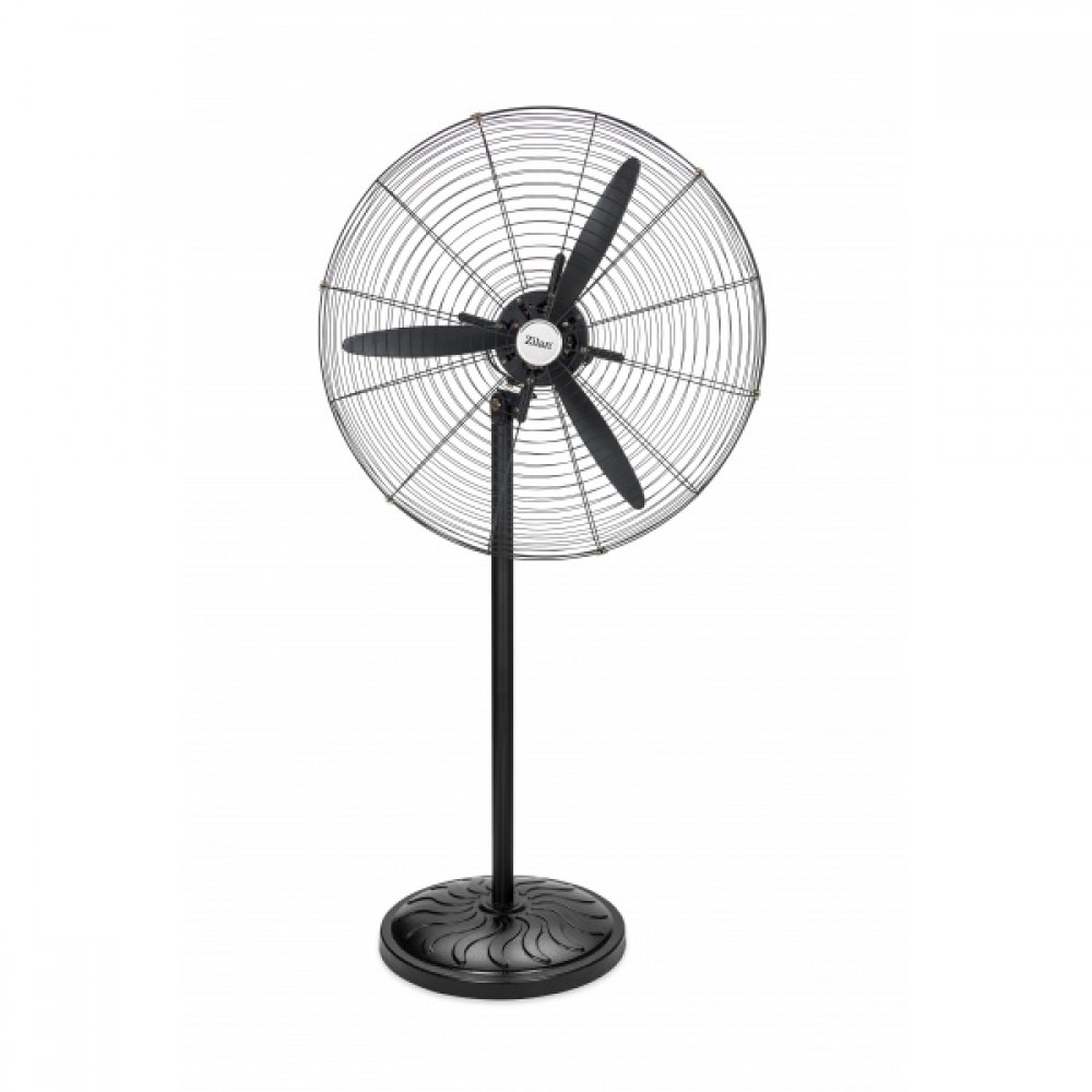 Ventilator Zilan cu picior sau pentru perete, Diametru grilaj 68 cm, Putere 130W, Pozitie fixa sau oscilanta