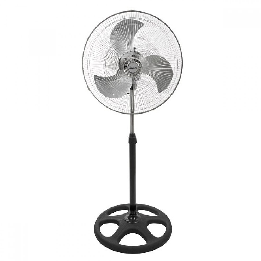 Ventilator cu picior FLORIA ,negru cu gri 3 in 1, Putere 55 W, 3 viteze, diametru 45 cm