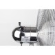 Ventilator inox cu picior ZİLAN, Putere 50 W, cu 3 trepte de viteza, oscilatie automata, debit 6000mc/h, maner pentru transport facil, 4 pozitii de ajustare pe verticala, Inaltime reglabila 88-120 cm