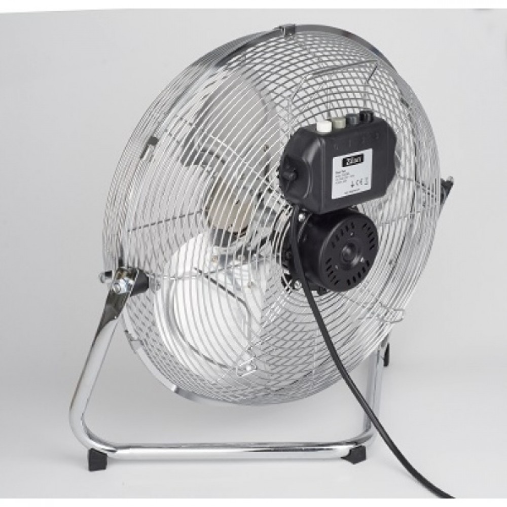 Ventilator inox cu suport Zilan, Putere 50 W, Diametru 36 cm, 3 trepte ventilare, Unghi de inclinare reglabil