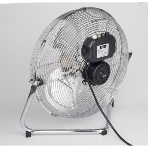 Ventilator inox cu suport Zilan, Putere 50 W, Diametru 36 cm, 3 trepte ventilare, Unghi de inclinare reglabil