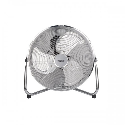 Ventilator inox cu suport Zilan, Putere 50 W, Diametru 36 cm, 3 trepte ventilare, Unghi de inclinare reglabil