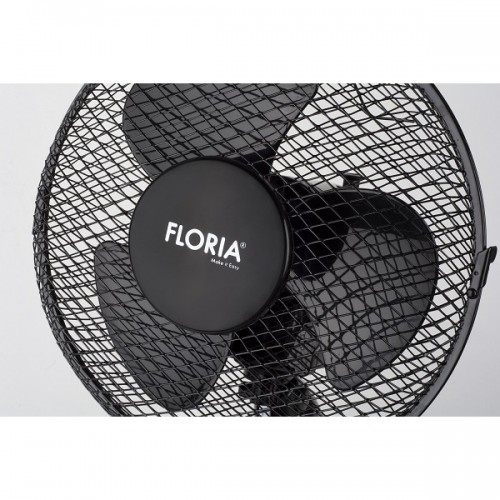 Ventilator de birou Floria, Diametru 26 cm, Putere 25 W, 2 trepte de viteza, Functie oscilare
