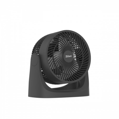 Ventilator de masa ZIlan Negru, 35W, Silentios, 3 trepte de viteza