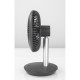 Ventilator portabil reincarcabil ZILAN, Gri incarcare USB, Putere 5W, Diametru 18 cm, 4 viteze reglabil pe vertical