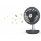 Ventilator portabil reincarcabil ZILAN, Gri incarcare USB, Putere 5W, Diametru 18 cm, 4 viteze reglabil pe vertical