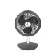 Ventilator portabil reincarcabil ZILAN, Gri incarcare USB, Putere 5W, Diametru 18 cm, 4 viteze reglabil pe vertical