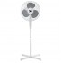 Ventilator cu picior Hausberg, 55W, 16 inch, 3 viteze, oscilatie, inaltime reglabila, alb