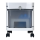 Ventilator cu racire si umidificare Hausberg, 3 viteze, temporizator 12h, rezervor 4L, telecomanda, alb