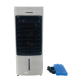 Ventilator cu racire si umidificare Hausberg, 3 viteze, temporizator 12h, rezervor 4L, telecomanda, alb