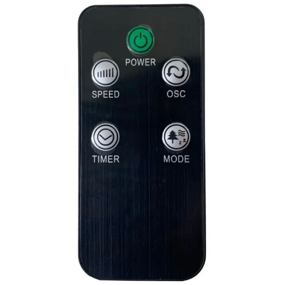 Ventilator turn Hausberg, 60W, 32 inch, 3 moduri, 3 viteze, telecomanda, touch, negru