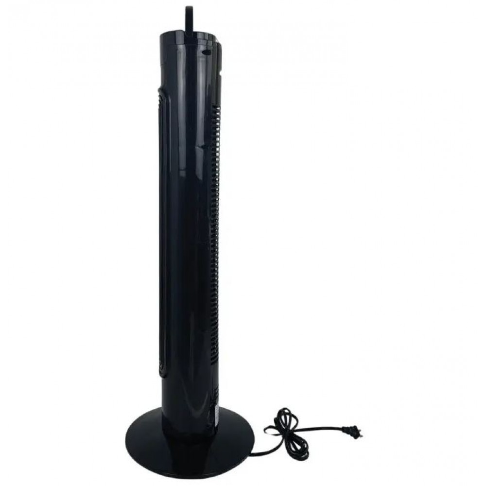Ventilator turn Hausberg, 60W, 32 inch, 3 moduri, 3 viteze, telecomanda, touch, negru