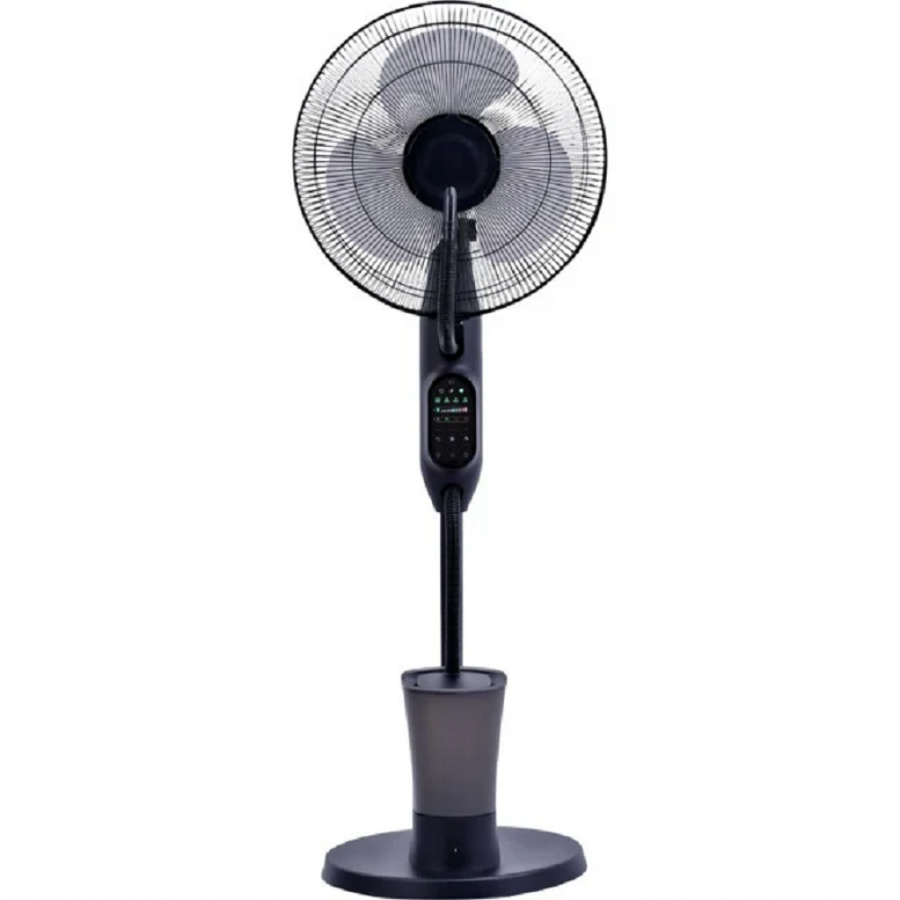 Ventilator umidificator Hausberg, 75W, 16 inch, 3 viteze, timer 7.5h, rezervor 2.8L, LCD, telecomanda