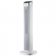 Ventilator turn digital Hausberg, 55W, 41 inch, 3 viteze, 3 moduri, temporizator 24h, LED, oscilatie, telecomanda, difuzor parfum, alb