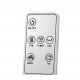 Racitor de aer portabil Hausberg, 55–80W, rezervor 12L, 3 viteze, functie Turbo, oscilatie 60°, control mecanic + telecomanda, alb