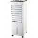 Racitor de aer portabil Hausberg, 55–80W, rezervor 12L, 3 viteze, functie Turbo, oscilatie 60°, control mecanic + telecomanda, alb