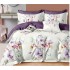 Lenjerie de pat dublu Bumbac Satinat, pentru 2 persoane, 4 piese, Cearceaf de pat 230 x 250cm, JN-02
