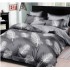 Lenjerie de pat dublu Bumbac Satinat, pentru 2 persoane, 4 piese, Cearceaf de pat 230 x 250cm, JN-011