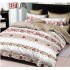 Lenjerie de pat dublu Bumbac Satinat, pentru 2 persoane, 4 piese, Cearceaf de pat 230 x 250cm, JN-013