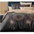 Lenjerie de pat dublu Bumbac Satinat, pentru 2 persoane, 4 piese, Cearceaf de pat 230 x 250cm, JN-014